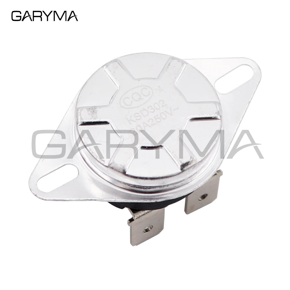 KSD302X 20A 250V 75 85 92 93 95 градусов Цельсия 4 фута круглая головка ручной сброс биполярный