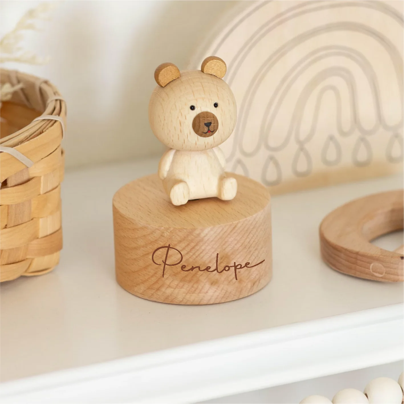 Музыкальная шкатулка с именем на заказ персонализированная музыкальная