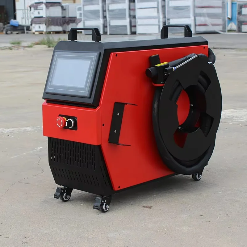 Фото Лазерная установка Unitek Pulse 500 Вт для очистки дерева, лазерная волоконная машина для удаления ржавчины, лазерный очиститель №3