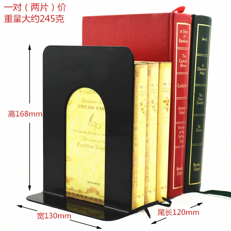 

Cheap Magazine Holder Book Stand Support Bookend Desktop Art Non Slip Rack Shelf Holder School Stationery Office Accessories