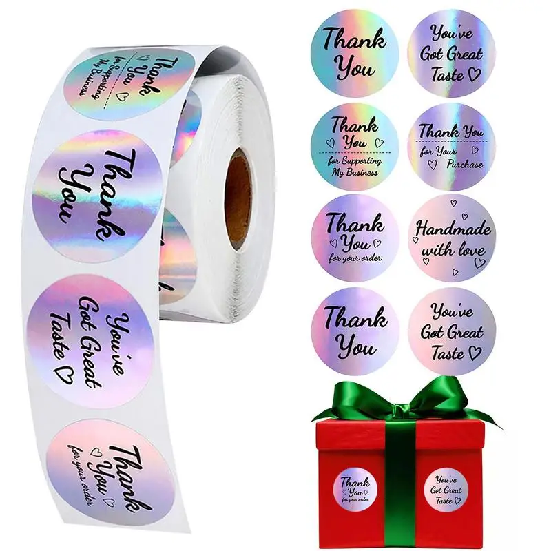 

500 шт./рулон, круглые наклейки для конвертов, 1,5 дюйма