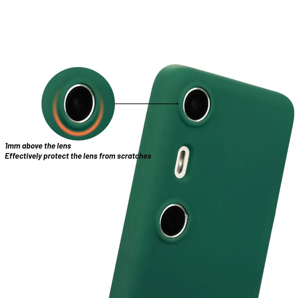 Защитный чехол для телефона XREAL Beam Pro из жидкого силикона полная задняя крышка G2O6