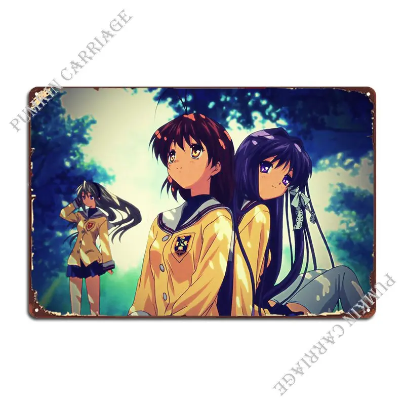 

Clannad металлические знаки ржавый клуб кинотеатр Настенный декор оловянный знак плакат