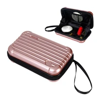 new waterproof abs makeup bags hard portable cosmetic bag women travel organizer necessity beauty case suitcase make up bag
