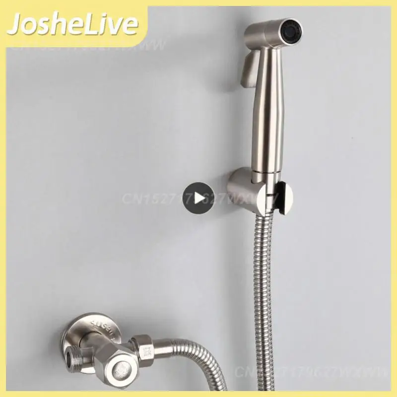 

Ручной распылитель для биде для унитаза, регулируемое управление давлением воды, стандартный женский распылитель для унитаза из нержавеющей стали