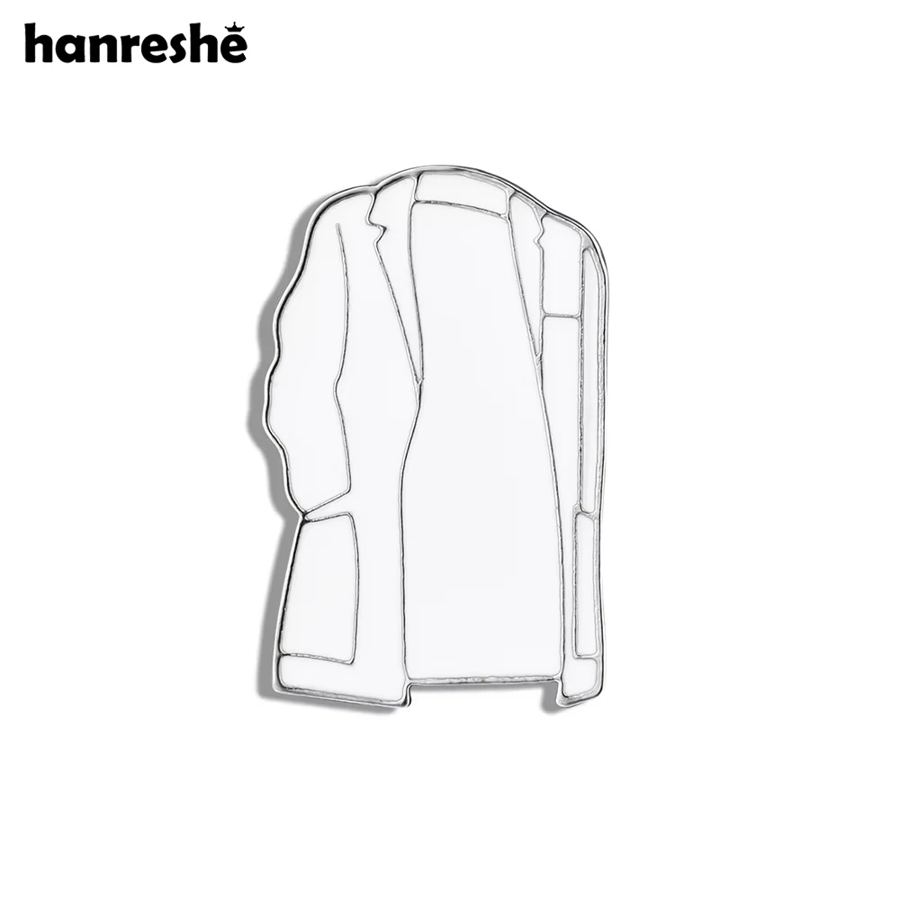 Женское белое пальто Hanreshe аксессуары для творческой медицины лаборатории значок