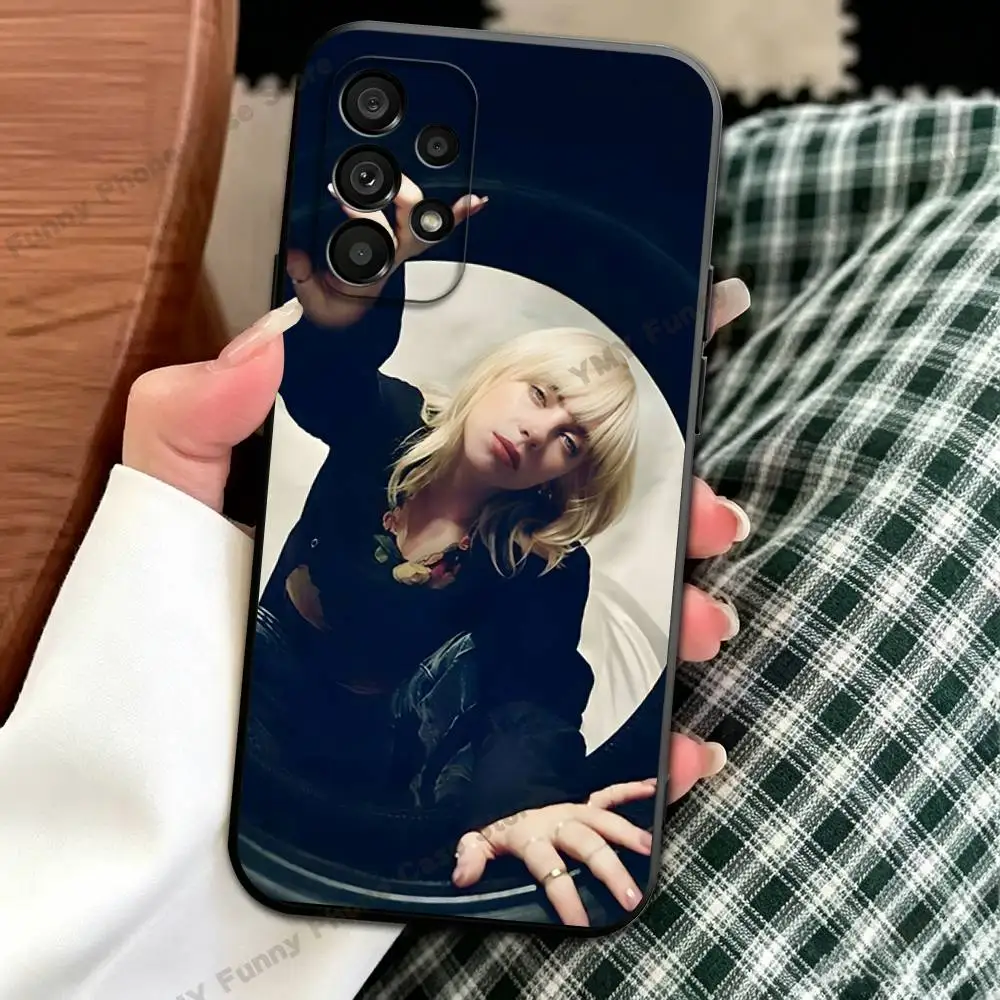 Фото Силиконовый защитный чехол HIT ME HARD AND SOFT Billie Eilish для Samsung A21 31 51 53 20 22 30 32 42 50 70 №5