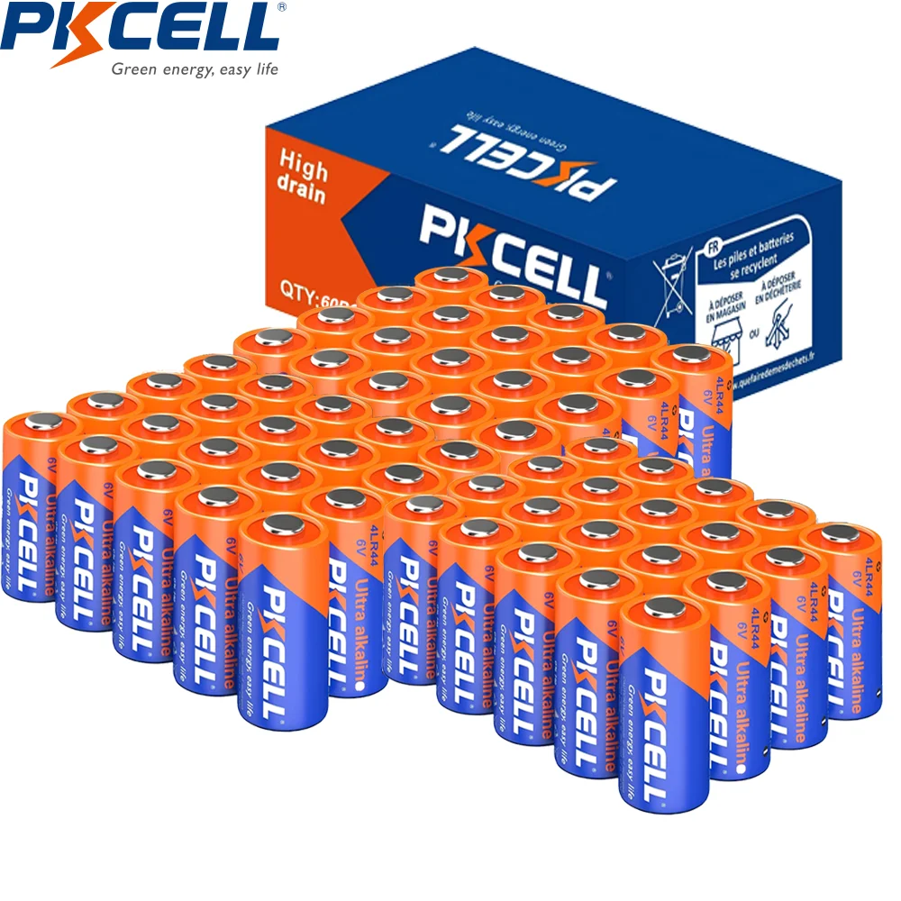 Аккумулятор PKCELL 60PACK 4LR44 6 В