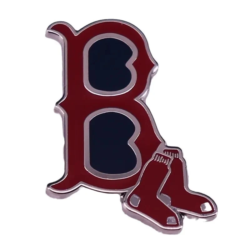 Эмалированные булавки Boston The Red Sox для бейсбольной команды металлическая брошь