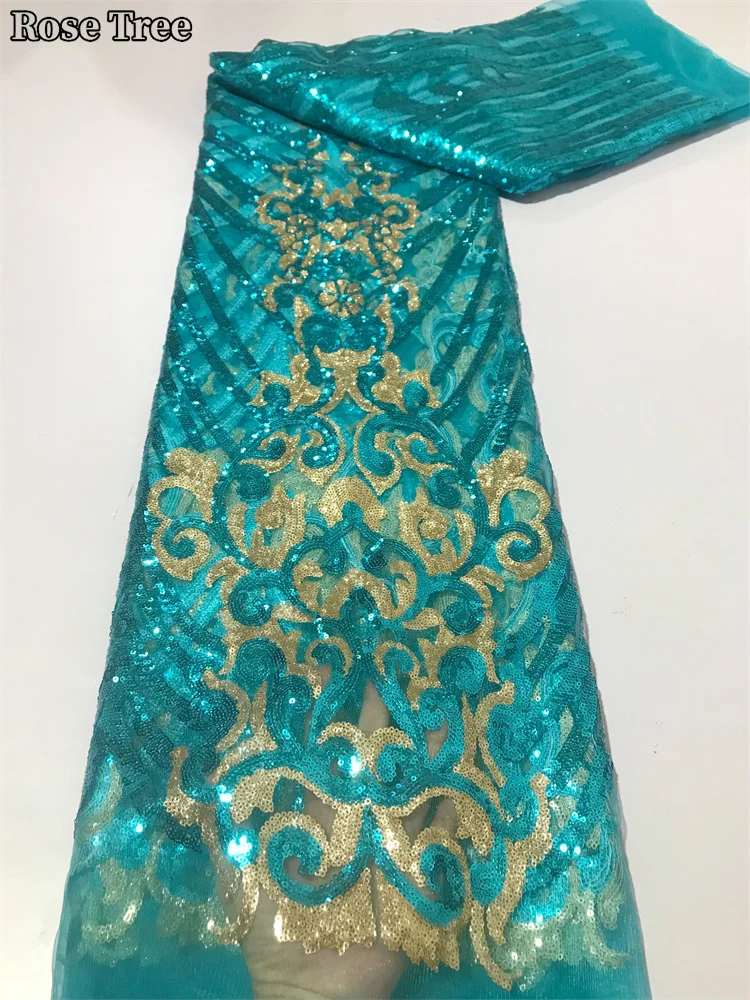 Рисунок 5 - Африканская кружевная ткань с блестками 2023