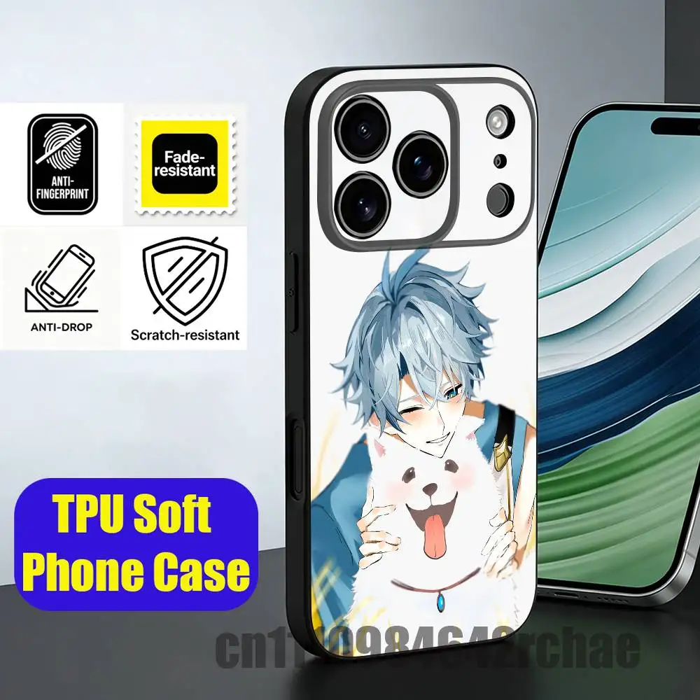 Фото Чехол для телефона Honkai Star Rail Phainon для iPhone 14, 16, 12, 13, 15, 11, 17, Pro, Max, Plus, E, Air, Mini, мягкий чехол №3