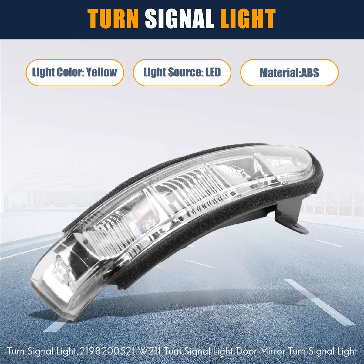 Автомобильный левый зеркальный указатель поворота для W211 W221 W219 2007-2011 E320 E350 E550 E63