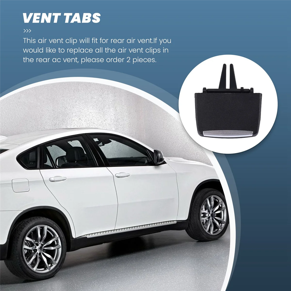 Для BMW X5/X6 Зажим для вентиляционного отверстия зажимы решетки свежего воздуха