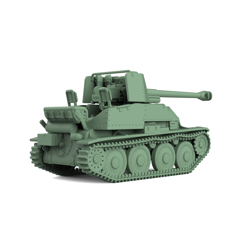 Фото SSMODEL SS725 1/350 1/700 Немецкий 38T MarderIII Sd.Kfz.139 [762MM] Разрушитель Военная Модель Комплект Миниатюрная Статическая Модель Военные Игры №3