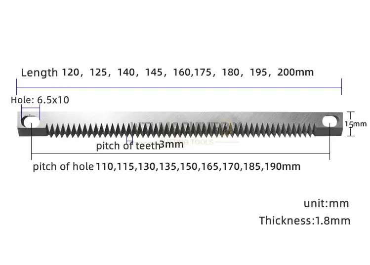 

Режущие лезвия для упаковочных машин, 5 шт., темно-синие