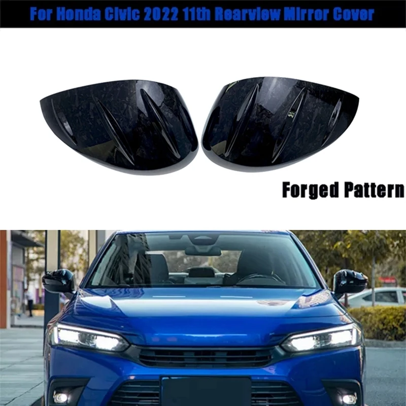 

Кованый чехол для бокового зеркала заднего вида автомобиля для Honda Civic 2022 11Th аксессуары