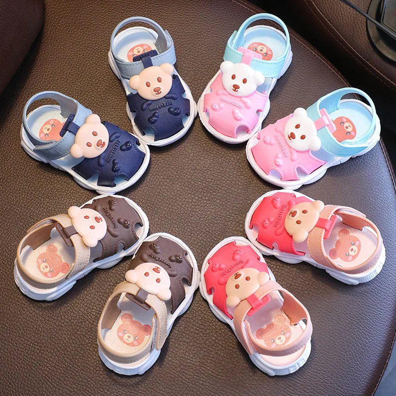 

Summer Baby Boys Girls Sandals Toddler Shoes Soft Flat CARTOON Casual Beach Cute Sandals Collision Avoidance Children's Shoes