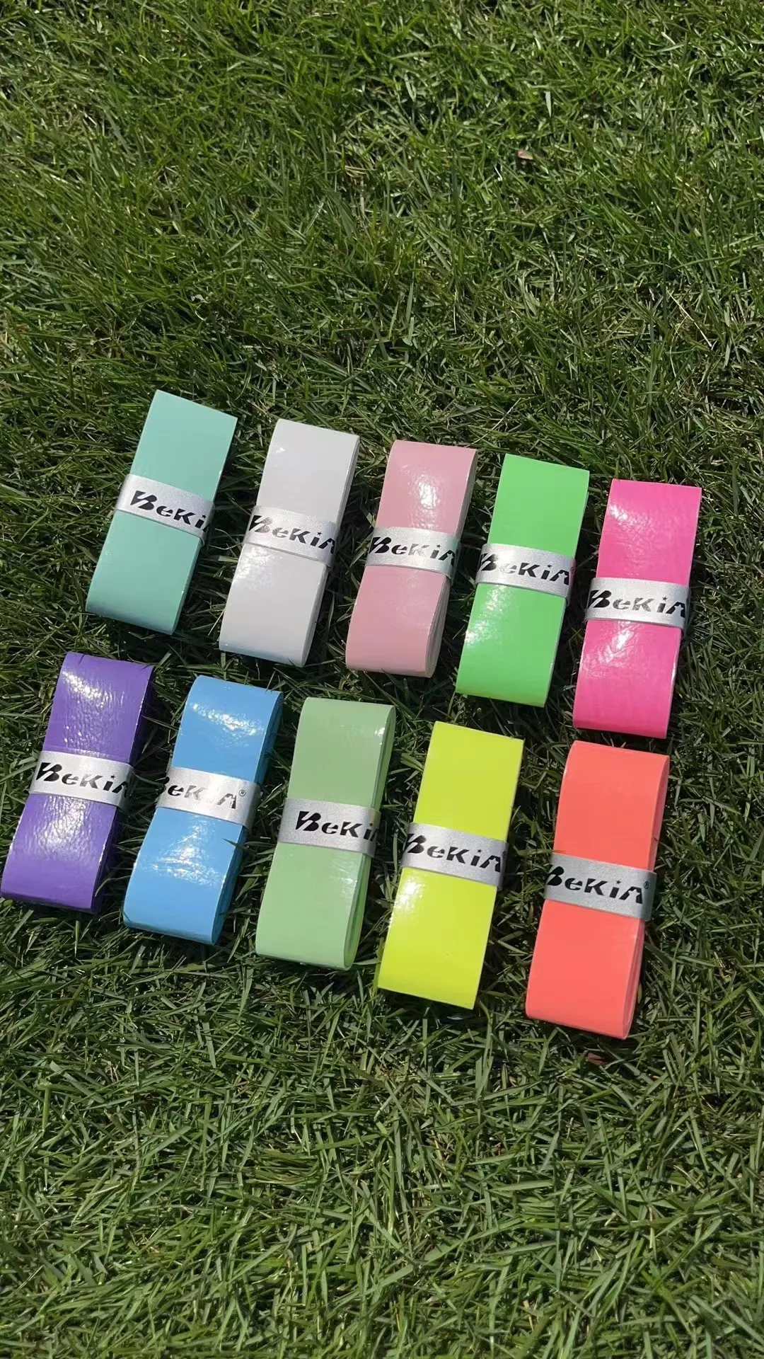 Оригинальная Теннисная ракетка BEKI Overgrip теннисная из ПУ кожи антивибратор 12 шт. -