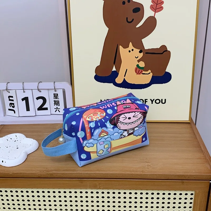 Милая косметичка Labubu в стиле аниме Periphera очень большая вместительная дорожная