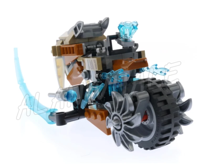 161 шт. Chima Ice Strainor's Saber Cycle Scout Flyer Frost Blader CHI 10350 Наборы строительных блоков