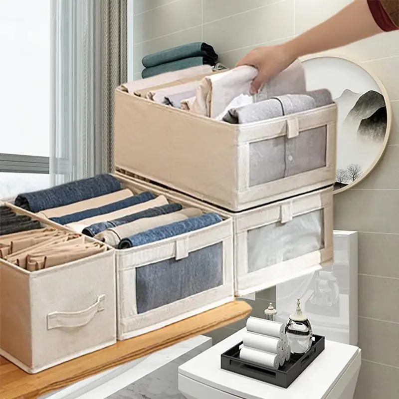 

Ultimate Visible Window Wardrobe Storage: Drawer Type Foldable Clothing Organizer for Effortless Organization