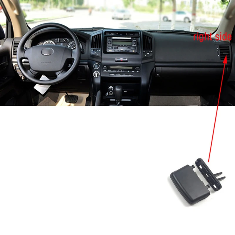 

Для Toyota Land Cruiser LC200 FJ200 2008-2017, передняя панель автомобиля, кондиционер, воздуховод A/C, вентиляционные отверстия, зажим