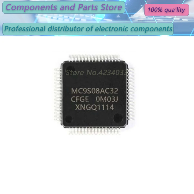 Микроконтроллер MC9S08AC32CFGE MC9S08AC32C MC9S08A, оригинальная микросхема, 8 бит, один чип для компьютера, 1 шт.