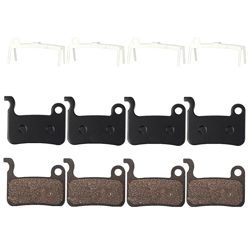 

4 Pairs MTB Bicycle Resin Disc Brake Pads For Shimano Deore M596 M595 M535 SLX M665 XT M775/776/765 XT/R M975 M966 M965