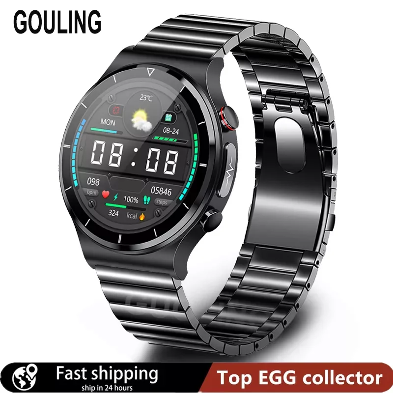 

360*360 HD Smart Watch Men Wireless Charging IP68 Waterproof ECG+PPG Smartwatch Women Activity Tracker Sport Fitness Watch+Box
