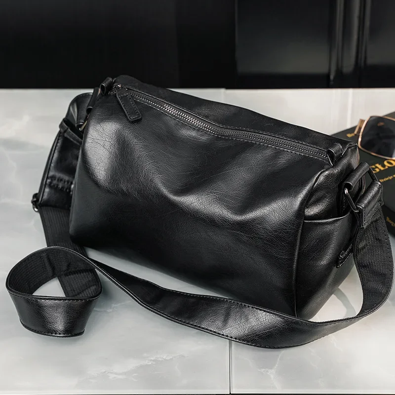 

Bag Bag Simple Soft Messenger Casual Men's Crossbody Sling Shoulder Bag Pack Design Men Solid Shoulder Crossbody Leather For