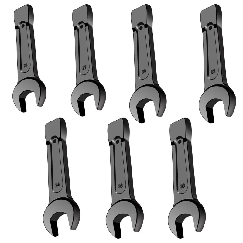 Тяжелый гаечный ключ с одной головкой, 24/27/30/32/34/36/38 мм ...