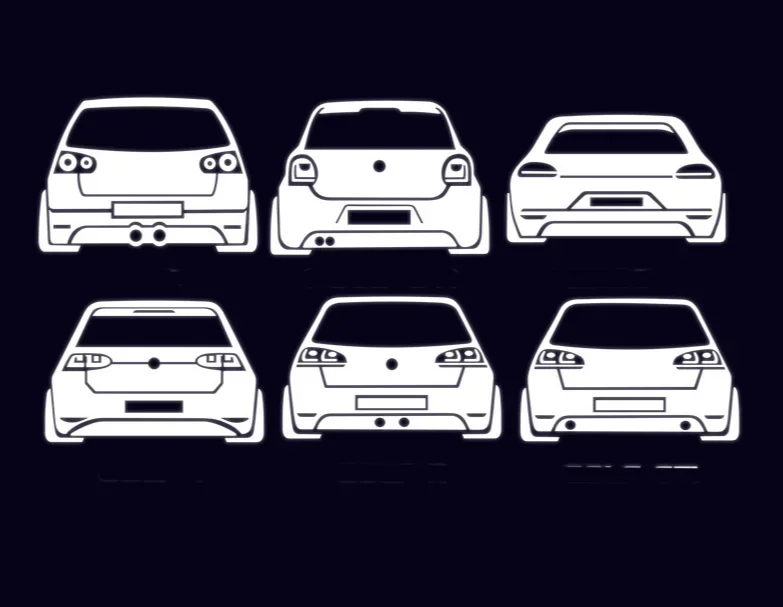 Автомобильная наклейка для Volksagen VW Golf Golf7 GTI Mk7 R32