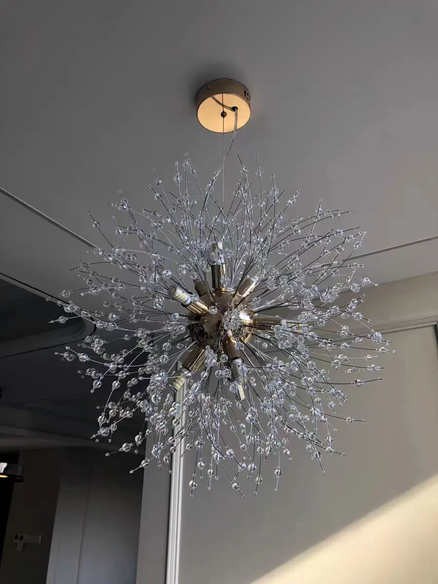 Irlan постмодерн Одуванчик K9 Хрустальная современная люстра для спальни