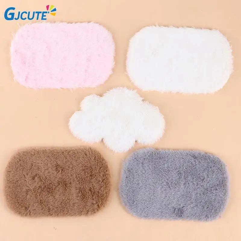 

1pc Dollhouse Miniature Plush Rug Carpet Mat Dolls House Living Room Furniture Decoration Accessories