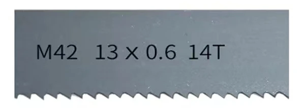 

3 шт. полотна ленточной пилы 1140 13 0,0,65 мм 14 6 8-12 10-14TPI для Milwaukee 48-39-0531 DeWalt DW3984 полотно ленточной пилы для резки металла