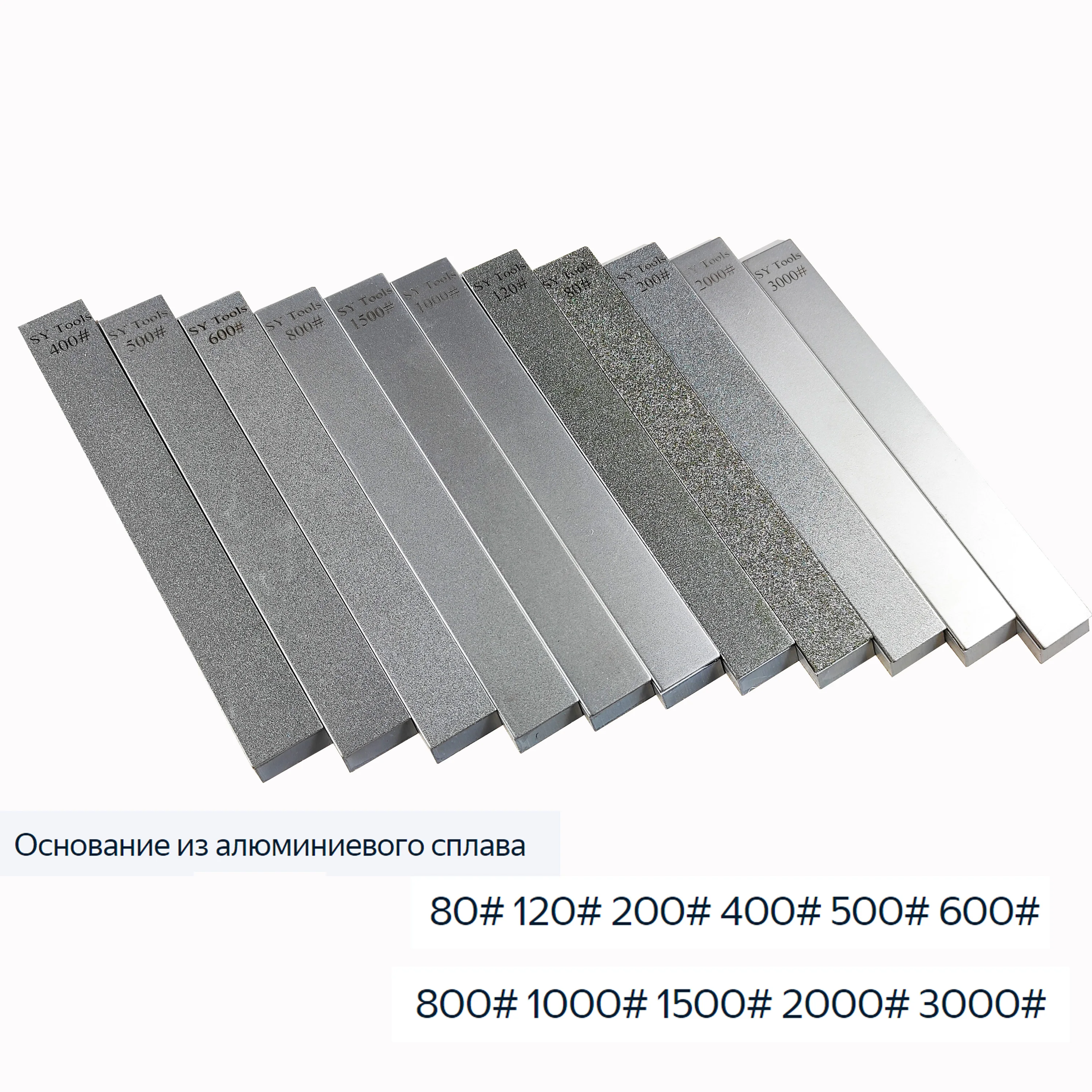 

Набор Точильных Камней Apex Diamond Для Кухонных Ножей, 80 Грит # -3000 # Шлифовка От Грубой До Тонкой, 160x20x5 Мм