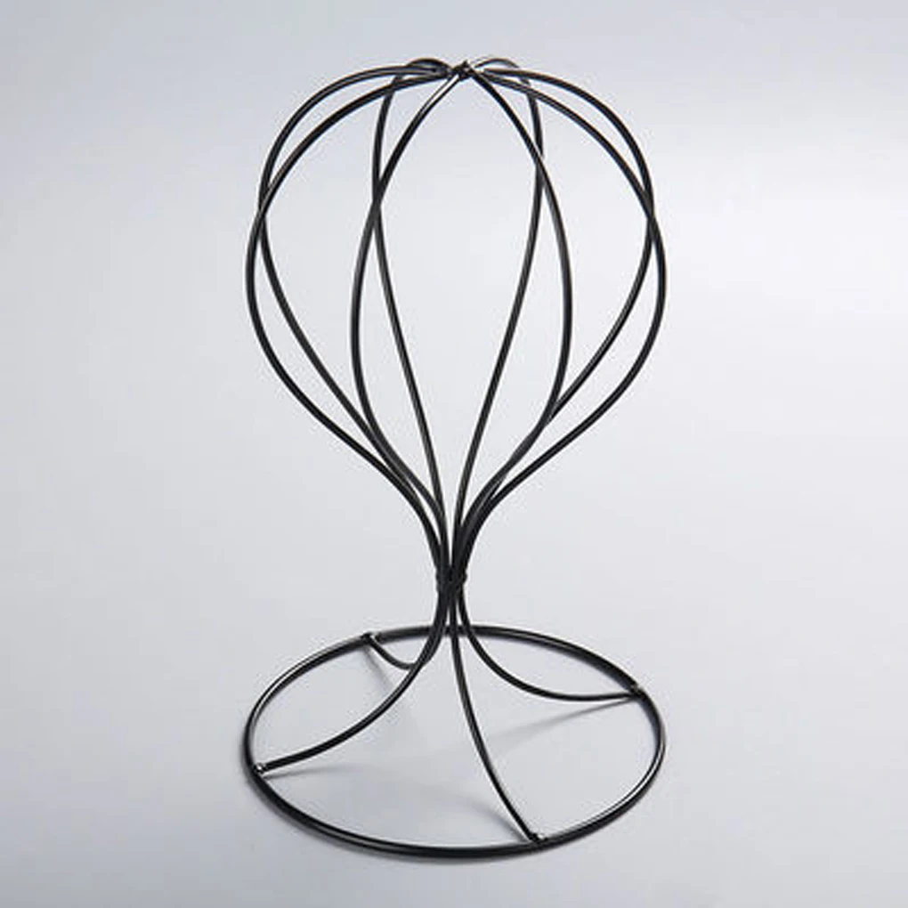 

Metal Hat Stands 3 Colors Hollow Wig Decorative Storage Simple Style Rack