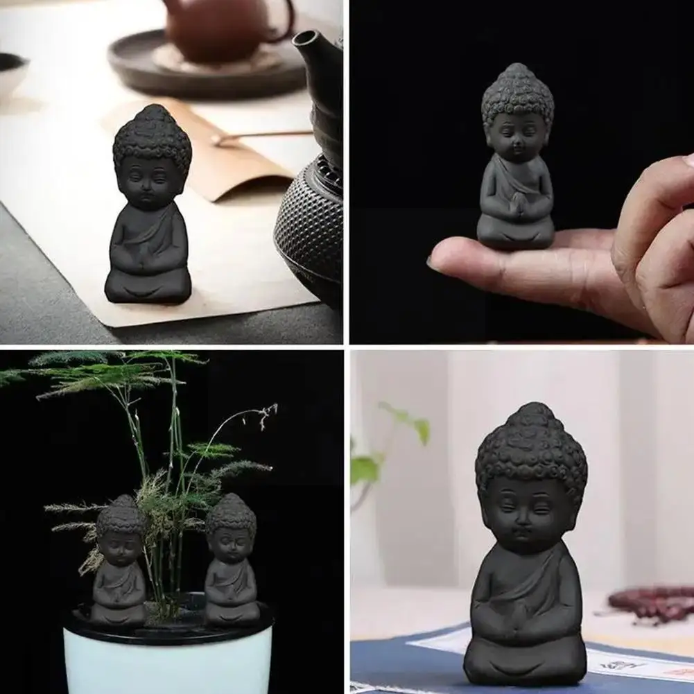 Рисунок 6 - Креативные статуи Будды из чёрной керамики дзен