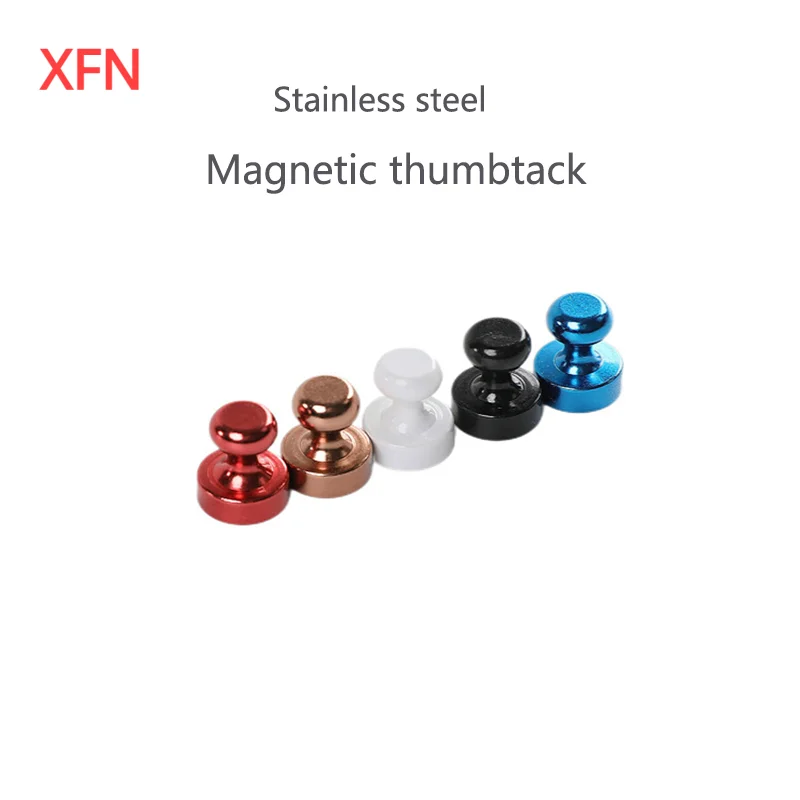 

N52 Super Strong Neodymium Magnetic Pushpins Sucker Thumbtack 12*16 Durable A3 Steel Magnet Push Pin for Refrigerator Whiteboard