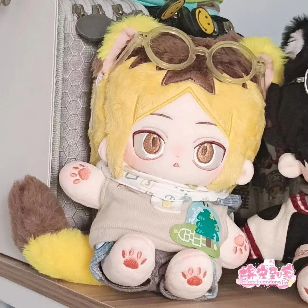 

Anime Haikyuu!! Kenma Kozume Kuroo Tetsurou Cosplay Plush Cotton Stuffed Doll Body Dress Up Clothes 20cm Cotton Plushie Gift