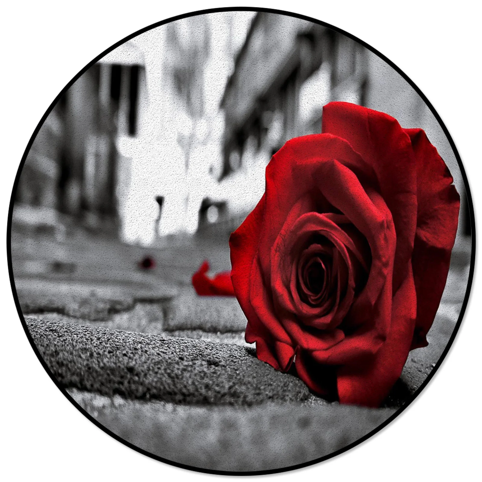 

Roses Bouquet Flowers Red Street Carpets For Living Room Home Decor Rugs For Bedroom Floor Mat Decoration Anti Slip Rugs