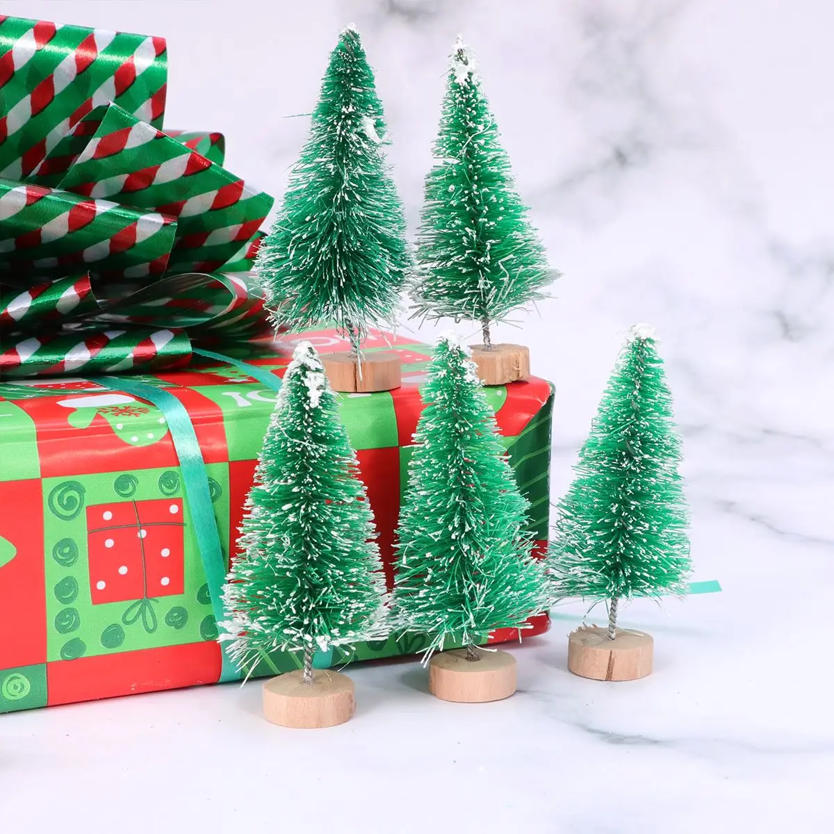 18 шт. 6 5 см рождественские украшения маленькая сизалевая шелковая рождественская