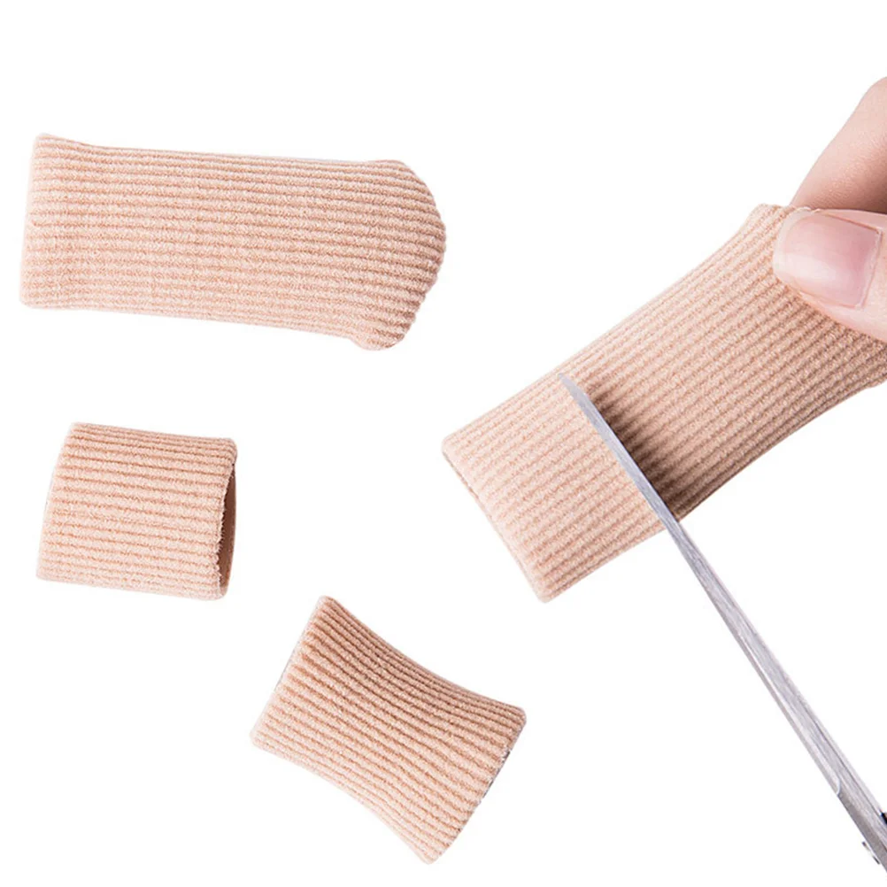 

4pcs Toe Cover Creative Silicone Closed Comfortable Feet Toe Sleeve Cover Toe Tube Protector ( Size, Skin Color )