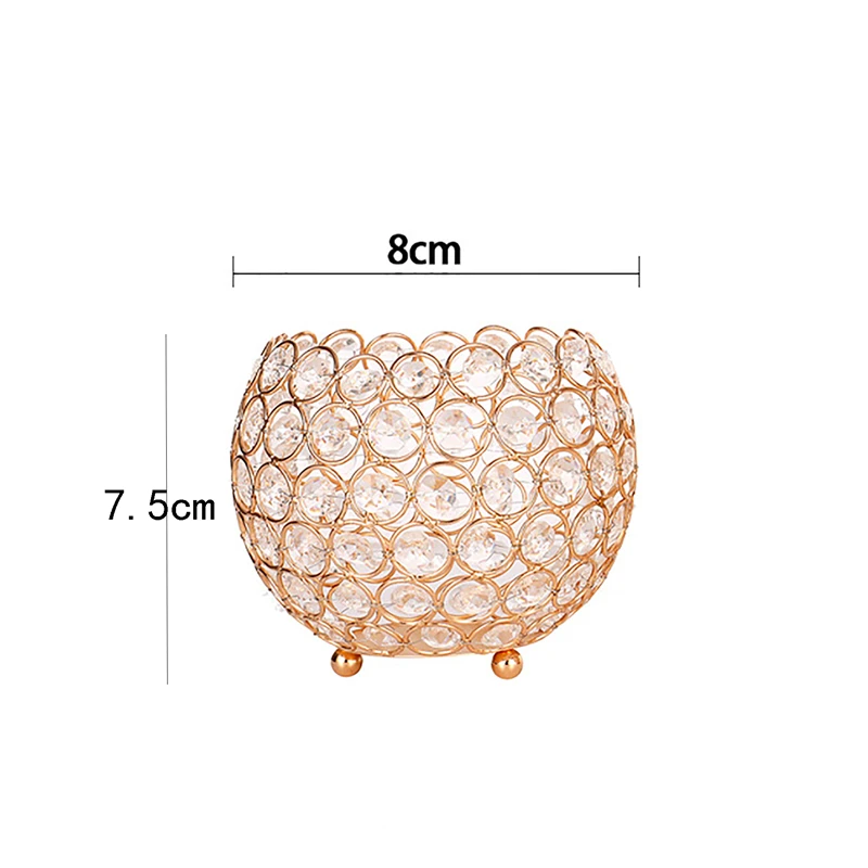 Винтажный хрустальный шар Дневной светильник подсвечник романтическая
