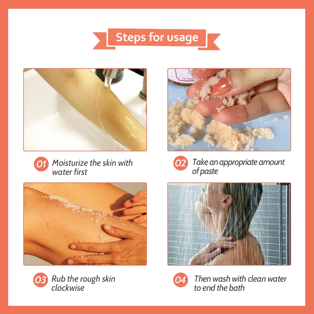 Розовый скраб для тела из гималайской соли с маслом Ши Соль Мертвого моря