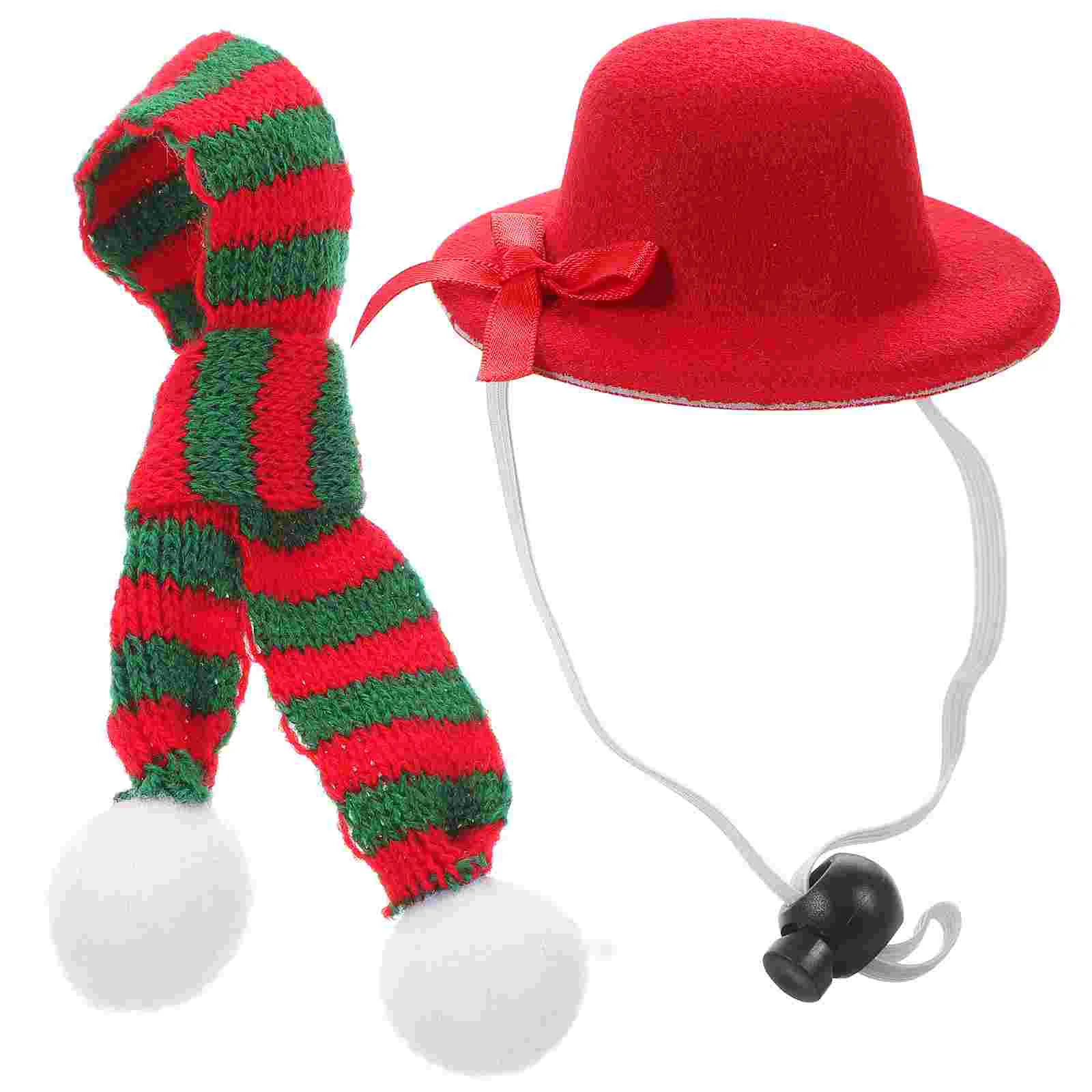 

2pcs Party Pet Headdress Pet Hat And Scarf Pet Decoration Hat Pet Supplies