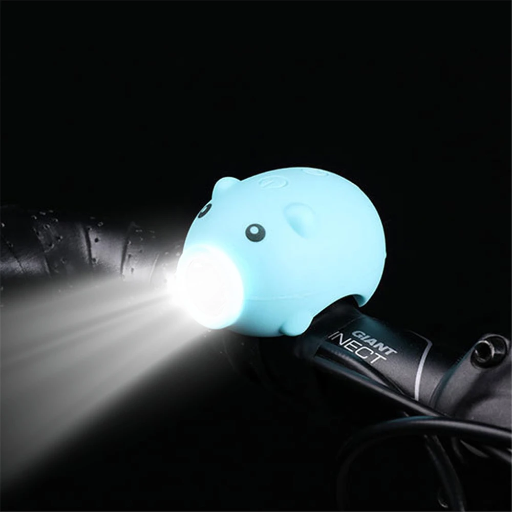 3 режима светильник щения Детский велосипедный фонарь s симпатичный рог