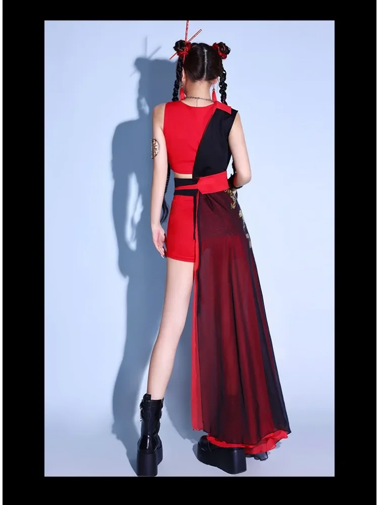 Ночной клуб бар женский костюм для танцев на пилоне сексуальный джазового танца