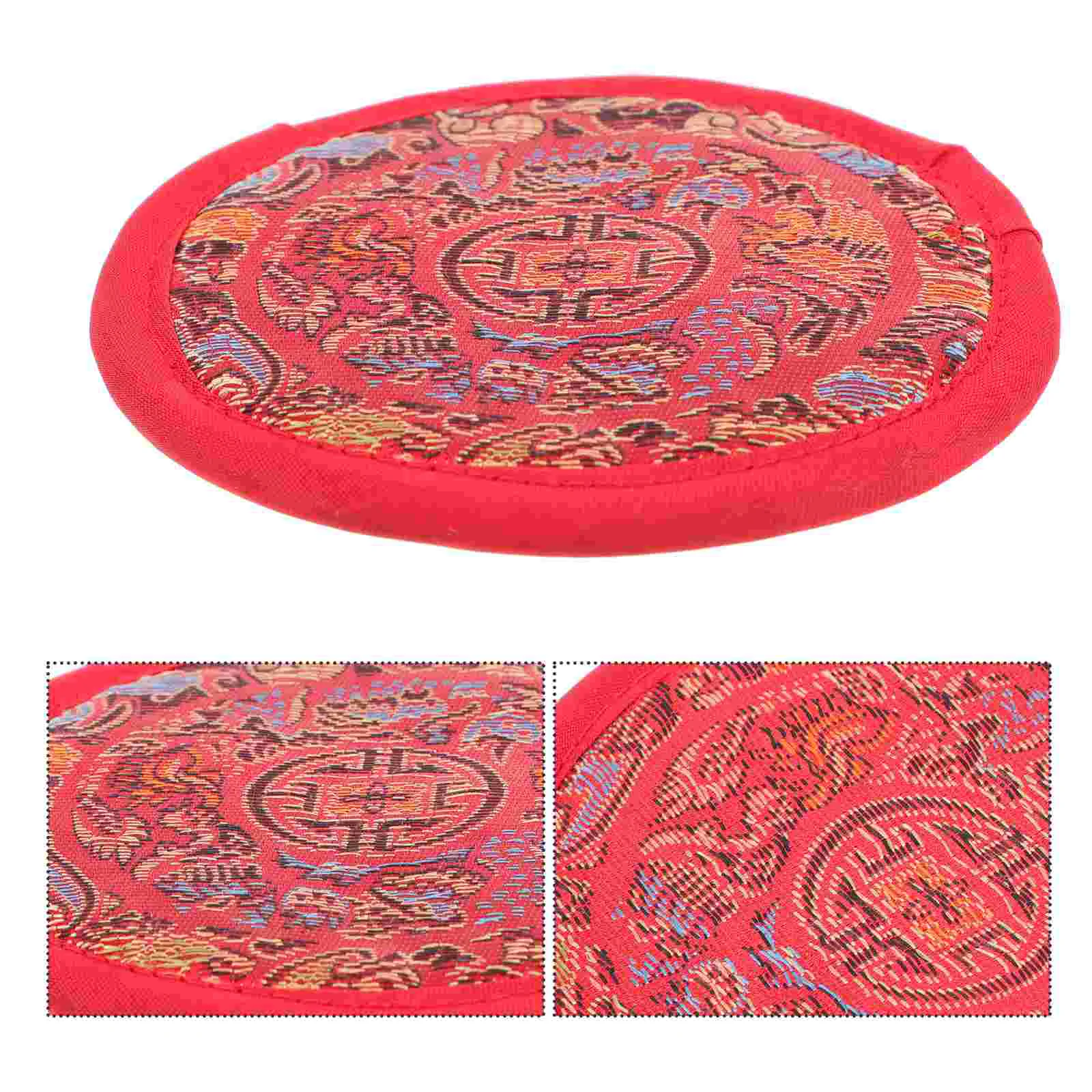 

Sound Bowl Cushion Yoga Accessories Pads Singing Mats Bottom Cloth Cotton Handmade Momo steamer nepal