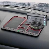 multifunctional car anti slip mat auto phone holder non slip sticky anti slide dash phone mount silicone dashboard car pad mat b